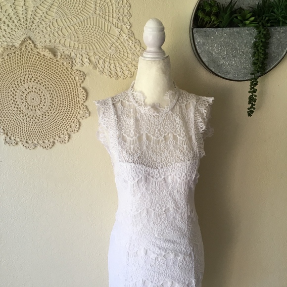 Free People Daydream Bodycon open back lace slip - Picture 3 of 8